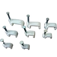 YS 2025 Promotion Clips de Câble Circulaires en Plastique 7mm 8mm 22mm Pas Chers pour Murs et Sols Faciles à Utiliser
