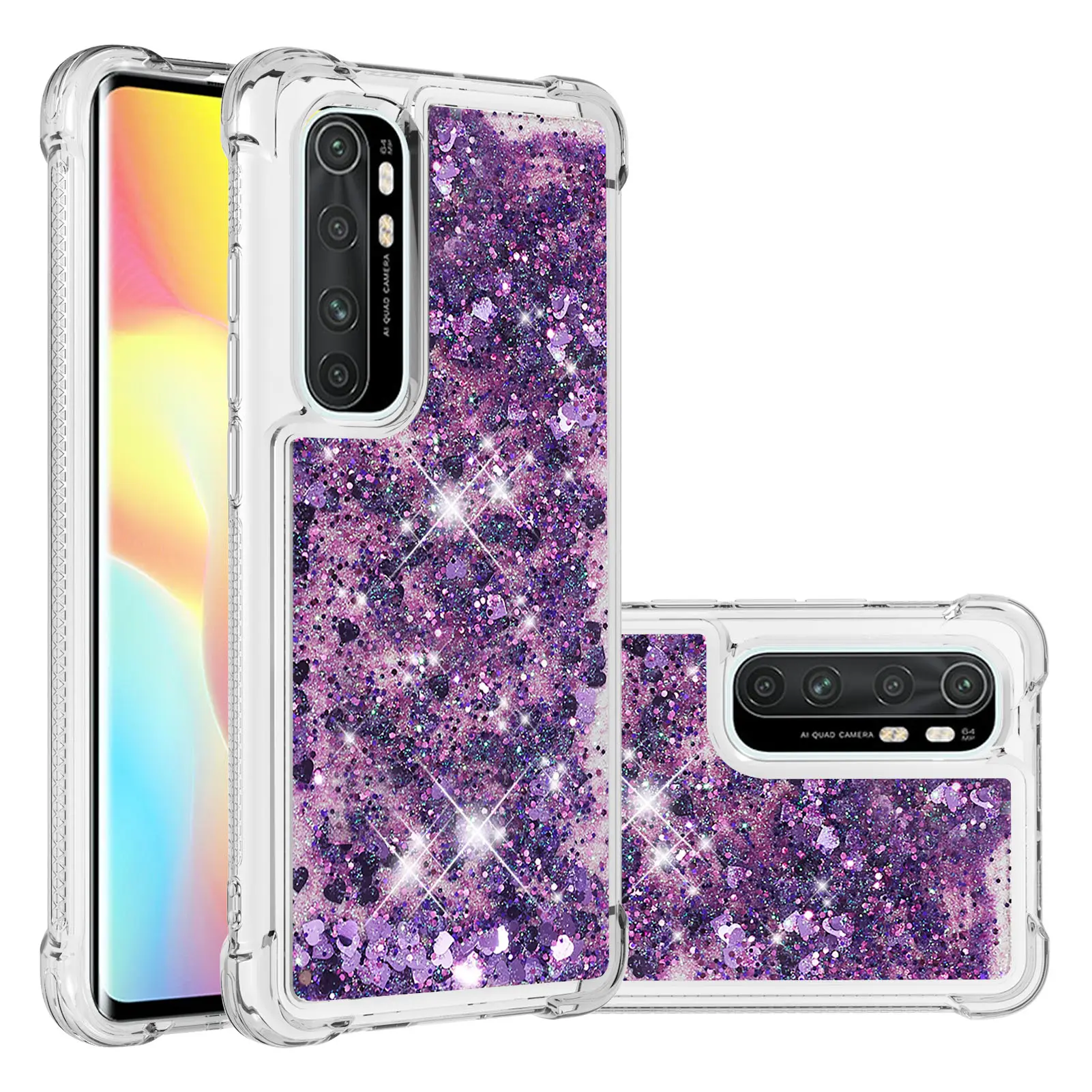 bling glitter star clear phone Case For Xiaomi 11T Pro 10T lite Poco X3 NFC M3 Note 10 lite A2 Lite Silicon Transparent cover