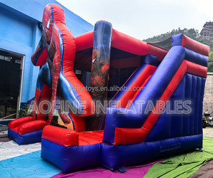 Castillo Inflable Personalizado con Tobogán y Zona de Brincos, Casa de Brinco de <span class=keywords><strong>Spiderman</strong></span>, Juegos Deportivos al Aire Libre para Niños - Product Image 2