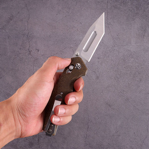 Dao gấp đa năng RX Axis Locking Device, cán dao chống trơn Micarta, dao sinh tồn chiến thuật ngoài trời - Product Image 3