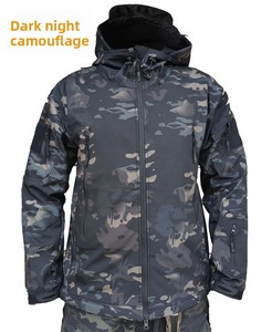 Winter Outdoor <strong>Waterproof</strong> Camouflage <strong>Warm</strong> Tactical Softshell <strong>Jacket</strong> Men's Tactical Hunting Windbreaker <strong>Jacket</strong> with Velcro - Product Image 5