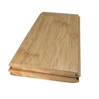 Suelo de Bambú Sólido de Alta Densidad, Prensado Horizontalmente y Carbonizado, Diseño Moderno, Tabla Mediana, Resistente al Agua y al Desgaste