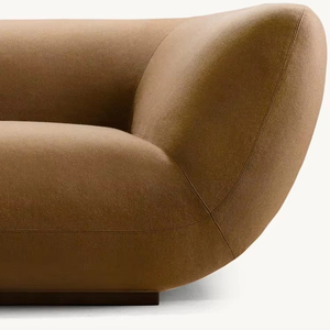 Sofá escultórico clásico contemporáneo OEM, muebles de sala de estar de lujo, sofá cómodo suntuoso de loto - Product Image 1