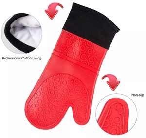 Forunda — mitaines à gants en Silicone, 500 pièces, résistants à la chaleur, en coton, sans échantillon, rose, bleu et autre pour la cuisson au four - Product Image 2