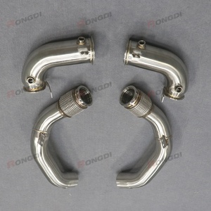 Premium One-Piece Mandrel Bent Exhaust Downpipes for BMW M5 F90 2018-2021 4.4T S63B44B Sporty Exhaust Sound Feel the Power - Product Image 5