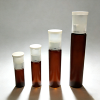 Flacon en plastique PET ambré pour liquides pharmaceutiques, sans BPA, 10 ml, 15 ml, 20 ml, 25 ml, 30 ml, avec bouchon inviolable