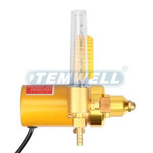 Regulador Profesional de CO2 y Argón TEMWELL de Cobre con Calentador Anticongelante de 36V, Rosca Hembra W21.8 14 para Cilindro de Gas - Product Image 3
