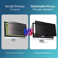 LFD 10 - Protector de Pantalla Magnético Removible con Protección de Privacidad, Grado AAA, Antideslumbrante, Anti Luz Azul, Accesorios para Monitor iMac