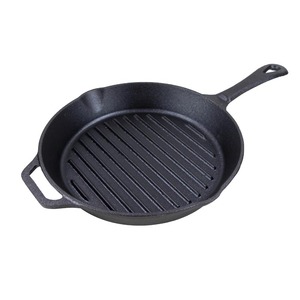 Chảo Nướng Bằng Gang Đúc Trước Đường Kính 29Cm Của Nhà Máy Bằng Gang Chảo Rán Bít Tết Tráng Men Chảo Nướng Dụng Cụ Nấu Nướng Có Tay Cầm - Product Image 3