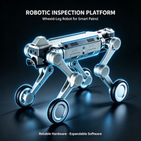 Robot chien quadrupède industriel bionique autonome pour patrouille et inspection avec moteur PLC, LiDAR et caméra