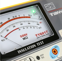 TY6045 (100V-250V-500V-1000V) Mégohmmètre analogique TESTEUR D'ISOLATION 0.5-2000M