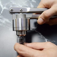 Pince à sertir manuelle pour bouchons de flacons de 13mm et 20mm Outil de sertissage pour bouchons en aluminium et aluminium-plastique