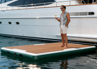 Plateforme de quai gonflable de qualité supérieure Spatium, quai flottant, plateforme aquatique portable, plateforme de quai, tapis aquatique gonflable