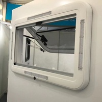 Prix fabricant - Toit ouvrant pour camping-car avec éclairage LED intégré, double couche acrylique anti-insectes 800x500mm