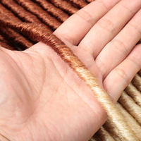 Cheveux tressés synthétiques Dread Lock doux bon marché Faux Locs Tresses au crochet Tresses au crochet Extensions de cheveux