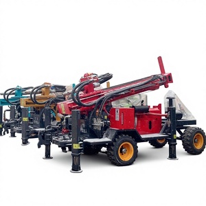 Machine de forage de puits d'eau montée sur remorque 150m 200m pour la <span class=keywords><strong>vente</strong></span> chaude, forage à couple élevé et haute efficacité - Product Image 3