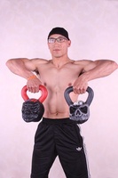 Nouvelle Arrivée taille réglable noyau de fer motif gravé skullmonster kettlebell