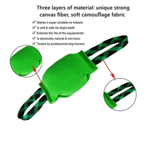 Vente en gros de jouets K&9 pour chiens, fabriqués en tissu durable et résistant aux déchirures, avec deux poignées, coussin à mordre, accessoires pour chiens, fabricants - Product Image 5