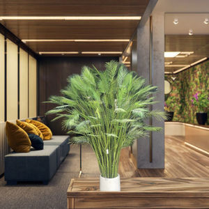 Palmera Artificial Realista Más Vendida, Bonsái Ornamental <span class=keywords><strong>Areca</strong></span> <span class=keywords><strong>Catechu</strong></span> en Maceta para Navidad y Año Nuevo Chino - Product Image 1