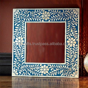 Modern Design Quality Decorative Bone Inlay <b>Mirror</b> from India Export Picture Look - Product Image 6