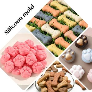 Mini moule en silicone écologique à cavités pour friandises pour chiens, biscuits, tapis de cuisson pour animaux de compagnie, petit moule à points pour décoration de gâteaux, compatible micro-ondes - Product Image 4