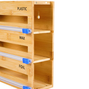 Distributeur automatique de rouleaux de papier aluminium, fournitures de cuisine et ménage, en aluminium de bambou, avec fraise, vente en gros, 2022 - Product Image 6