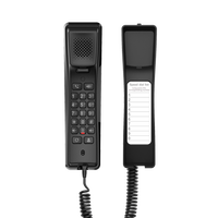 Téléphone VoIP professionnel mural Fanvil H2U pour hôtel, une touche programmable
