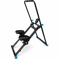 Steppeur vertical pliable pour la maison, appareil de cardio-training pour le corps entier avec écran LCD, capacité maximale 150 kg