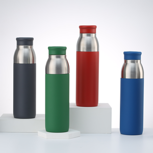 Bouteille isotherme personnalisée, tasse thermos, double paroi isolée, acier inoxydable, bouteille d'eau de sport - Product Image 4