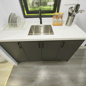 Remorque moderne Glamping Maisons Petite Maison Mobile Home Prêt à Expédier sur Roues Préfabriqué Casas Modernas Conteneur de Roue de Voyage de Voiture - Product Image 3