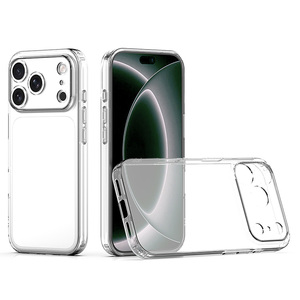 <span class=keywords><strong>Cover</strong></span> <span class=keywords><strong>Trasparente</strong></span> in TPU Morbido da 1,5 mm per <span class=keywords><strong>iPhone</strong></span> 18 17 16 15 14 <span class=keywords><strong>13</strong></span> 12 Pro Max, Custodia Protettiva Posteriore - Product Image 1