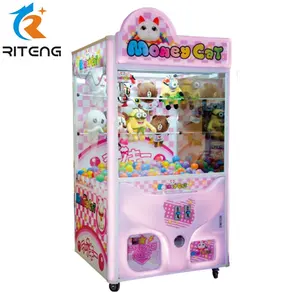 Riteng Factory Price Garra Crane Machine Brinquedos De Pelúcia Para Crianças Coin Operated Toy Machine Vending Claw Machine