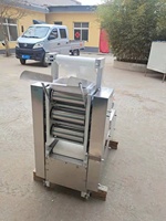 Ligne de production automatique de pain pita arabe modèle 260 avec une capacité de 60 pièces/min, acier inoxydable SUS201, lames personnalisables
