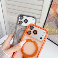 Étui de téléphone portable magnétique rotatif à dissipation thermique pour iPhone 17 Air 16 Pro Max avec protection d'appareil photo