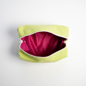 Sac cosmétique en toile de coton recyclable, grand sac de rangement pour les soins de la peau et les trousses à crayons, logo personnalisé OEM - Product Image 6