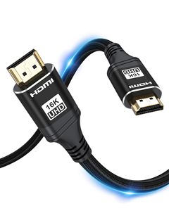 Cable Trenzado de PVC de 2.2 mm, 16K, 60Hz, 96Gbps para Monitor y <span class=keywords><strong>Reproductor</strong></span> de DVD, Venta al Por Mayor de Fábrica ZONG - Product Image 1