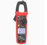 Multimètre numérique à pince haute précision True RMS automatique AC/DC, télémètre laser, autonomie de la batterie 600A