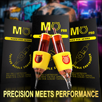 MO Pro persediaan kartrid jarum tato 20 buah Bugpin 3RL 5RL Liner Magnum untuk tato Makeup permanen