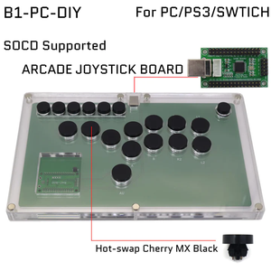 All Buttons Hitbox Style Arcade Joystick Fight Stick Video Game <b>Controller</b> B1-DIY Hitbox Style Fighting Game Console B1-DIY - Product Image 2