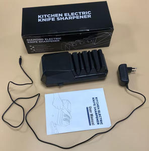 <span class=keywords><strong>Aiguiseur</strong></span> de couteaux électrique pour cuisine professionnelle, affûtage rapide en 3 étapes pour restaurer et polir les couteaux de <span class=keywords><strong>chef</strong></span> (noir) - Product Image 5