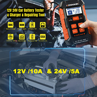 Testeur de batterie de voiture 3 en 1 KONNWEI KW520 12V, outil de réparation automobile, analyseur de batterie, chargeur de batterie à impulsions