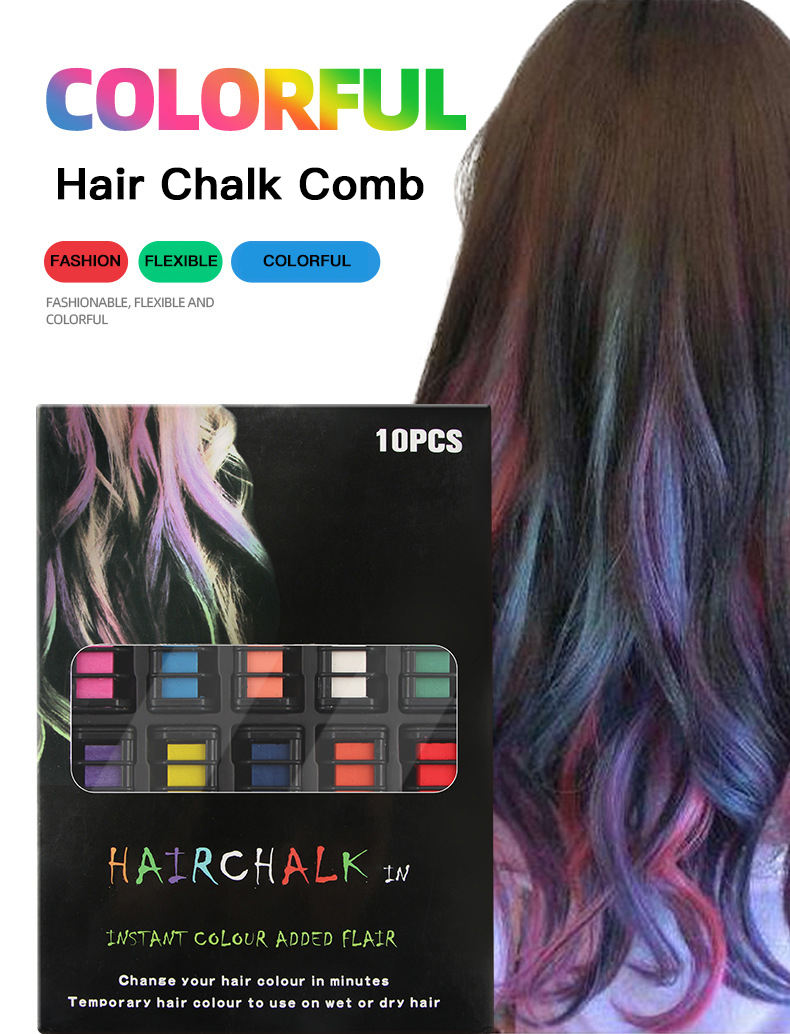 10 couleurs mélangées