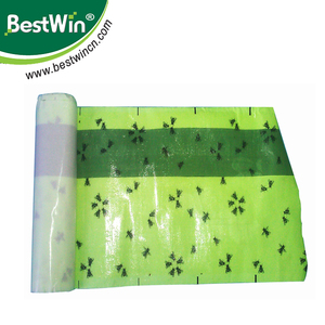 BSTW Cocina Restaurante Hogar Adhesivo no tóxico Control de plagas Pegajoso Pegamento para moscas Trampa Rodillo de papel - Product Image 2
