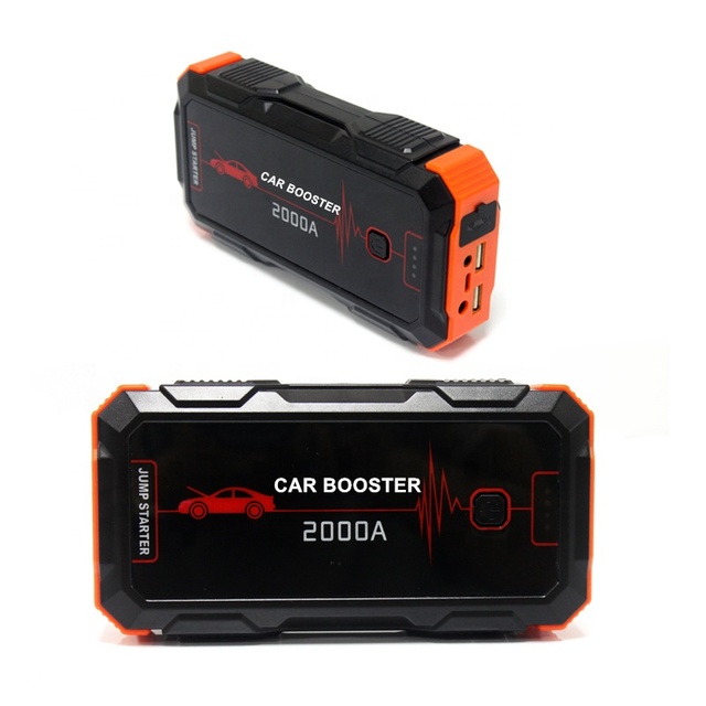 2000A 12V Portable Car Jump Starter Emergency Car Battery Booster Multifunctional Lithium Power Bank for Vehicle Starting Rescue