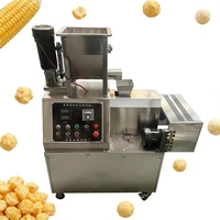 Machine automatique facile à utiliser pour la fabrication de snacks soufflés à base de maïs, de riz et de céréales / Machine extrudeuse d'aliments soufflés