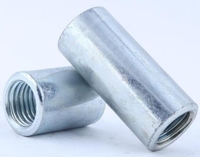 Prix usine Écrou rond long en acier zingué M3-M48 CL4/8/10/12, à hauteur accrue, épais, à filetage interne pour soudage