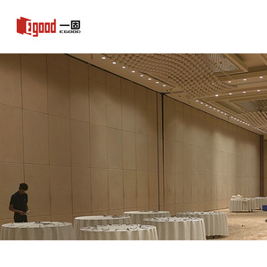 קירות מתקפל אקוסטיים מתנועפת לוח נייד סעודה חוצץ עבור מלון עשוי מ-mdf - Product Image 6