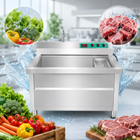 Automatische Vortex Fruit- en Groentewasmachine voor Centrale Keukenverwerking