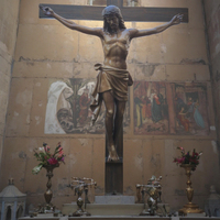 Statue de Jésus en bronze coulé sur mesure, cadeau religieux - Église catholique, crucifixion de Jésus, style figurine, statuaire de Jésus