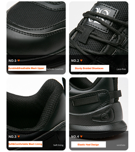 Zapatos de <span class=keywords><strong>Seguridad</strong></span> de Microfibra Antideslizantes, Aislantes Eléctricos, Resistentes a Impactos, No Metálicos, para Hombre y Mujer, Venta al Por Mayor de Fábrica - Product Image 4